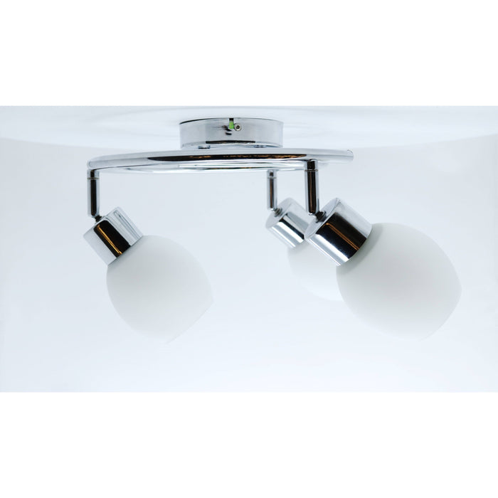 Lámpara Techo Cromo 3L E27 60W
