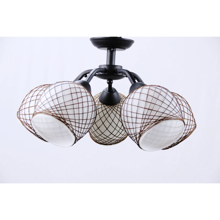LAMP. TECHO NEGRO 5L E27 40W