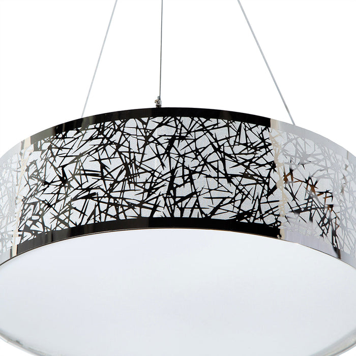 Lámpara de Techo, Cromo, 3 Luces, 60W
