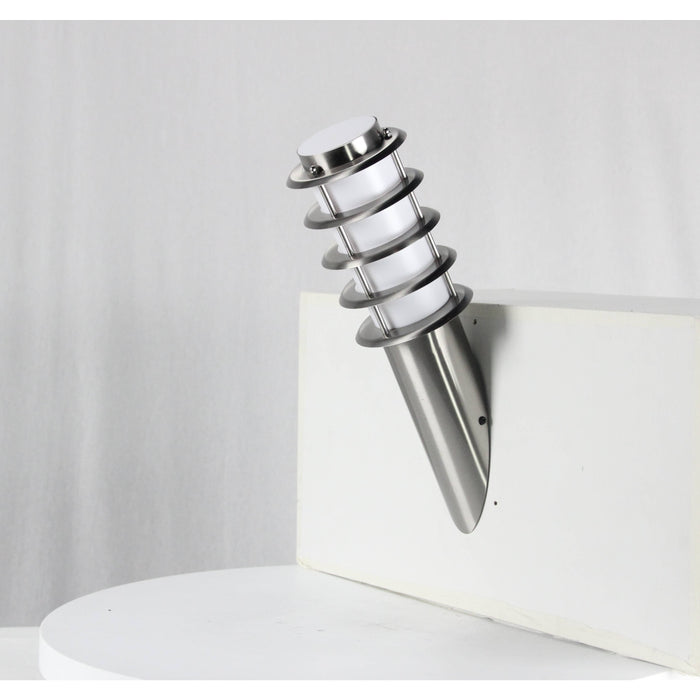 LAMP. EXT. PARED PLATEADO 1L E27 60W