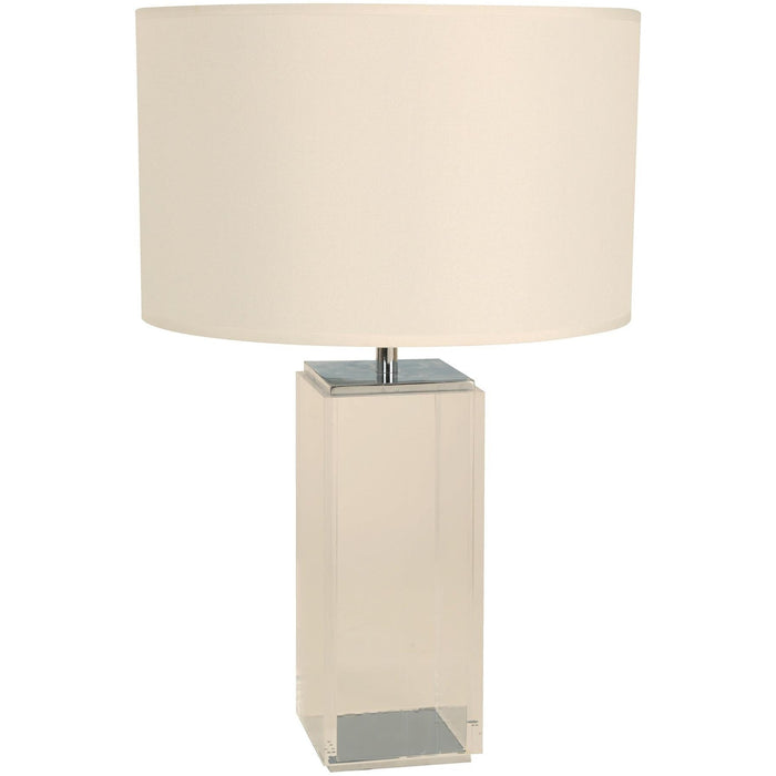 Lámpara Mesa Cromo 1L E27 60W