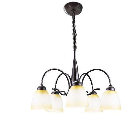 Lámpara Techo Negro 5L E27 60W