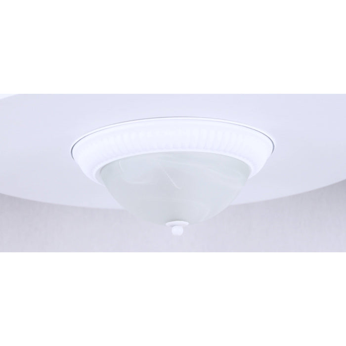 LAMP. TECHO BLANCO 1L E27 60W (2 PIEZAS)