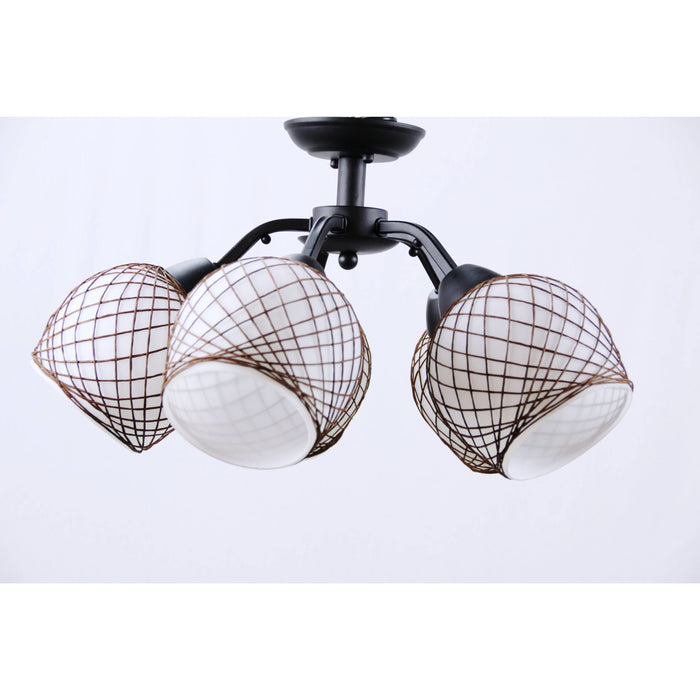LAMP. TECHO NEGRO 5L E27 40W