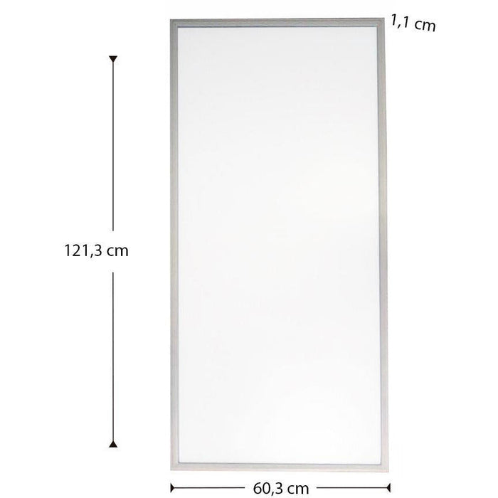 LAMP. LED TECHO BLANCO 60W 6000K  2PZAS ATENUABLE