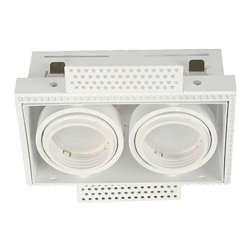 LAMP. TECHO BLANCO 2L GU10 7W N/B