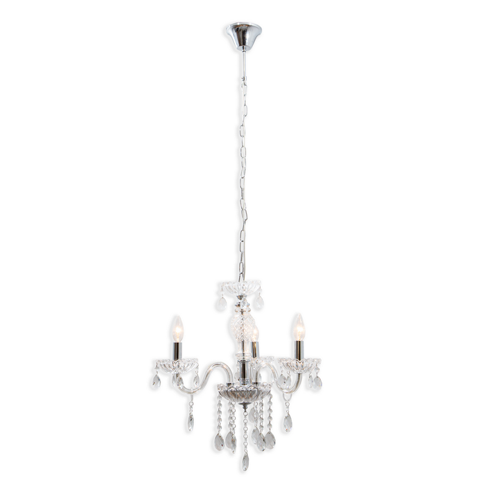 Lámpara Colgante, Plata, 3 Luces