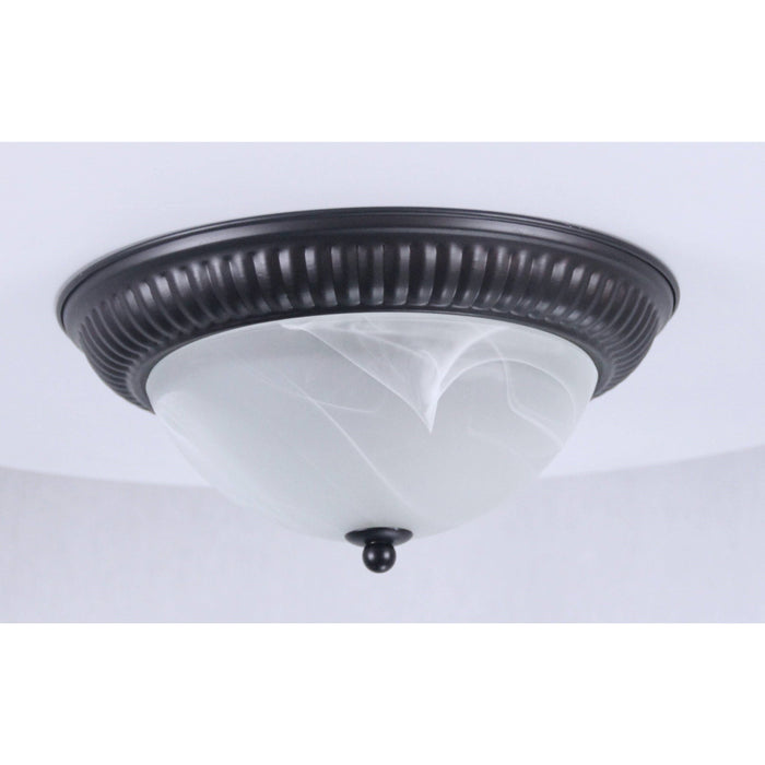 LAMP. TECHO CHOCOLATE 1L E27 60W (2 PIEZAS)