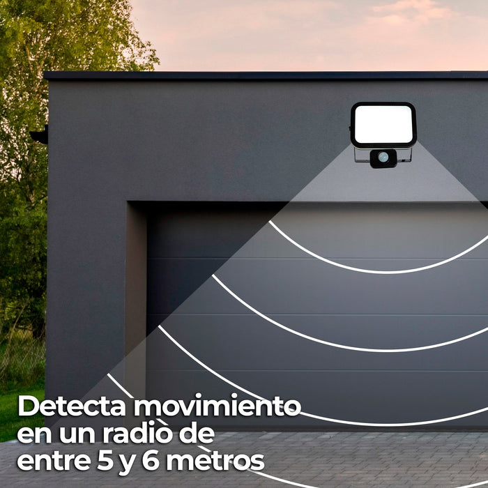 Lámpara Solar LED con Sensor de Movimiento