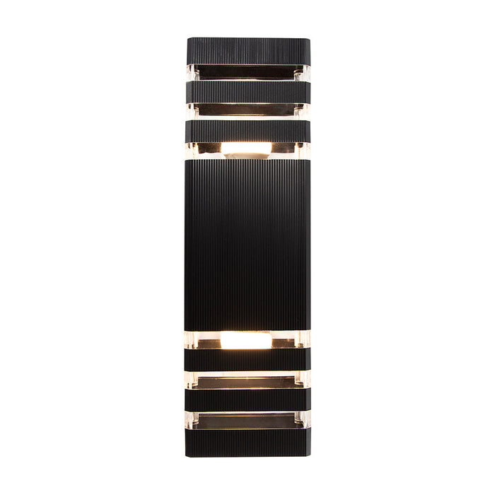 Lampara para exterior negro 2L E27 10W París