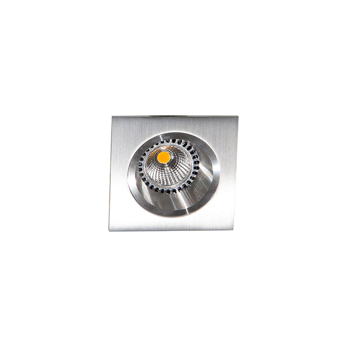 Kit 20 Bases Empotrable Mr16 Plata 50w 1 Luz