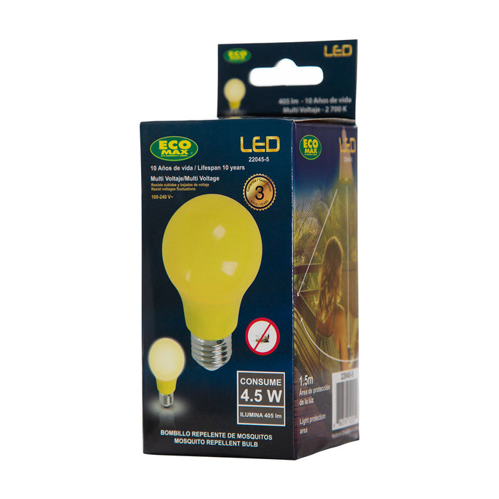 Foco Led Luz Amarilla Exterior Repelente De Insectos 5w E27