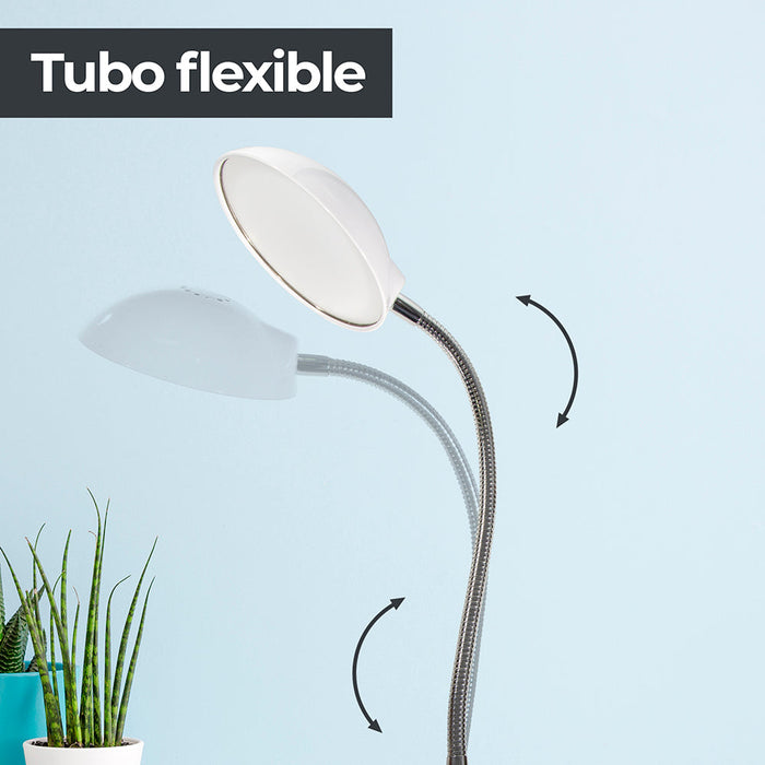 Lámpara De Escritorio Blanca 4w LED Integrado 1 Luz