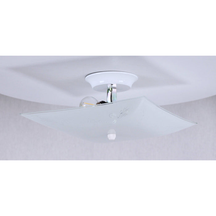LAMP. TECHO BLANCO 2L E27 60W