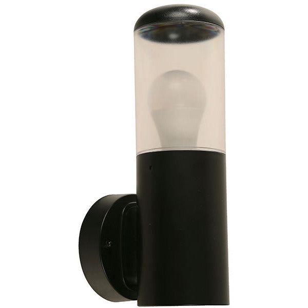 LAMP. EXT. PARED NEGRO 1L E27 10W (BOMBILLO INTELIGENTE INCLUIDO)