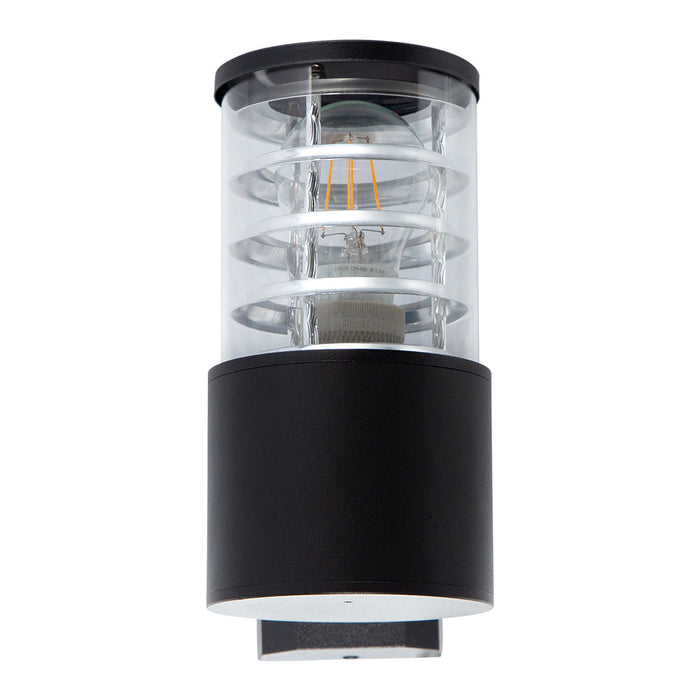 Lámpara De Pared Negra 60w E27 1 Luz