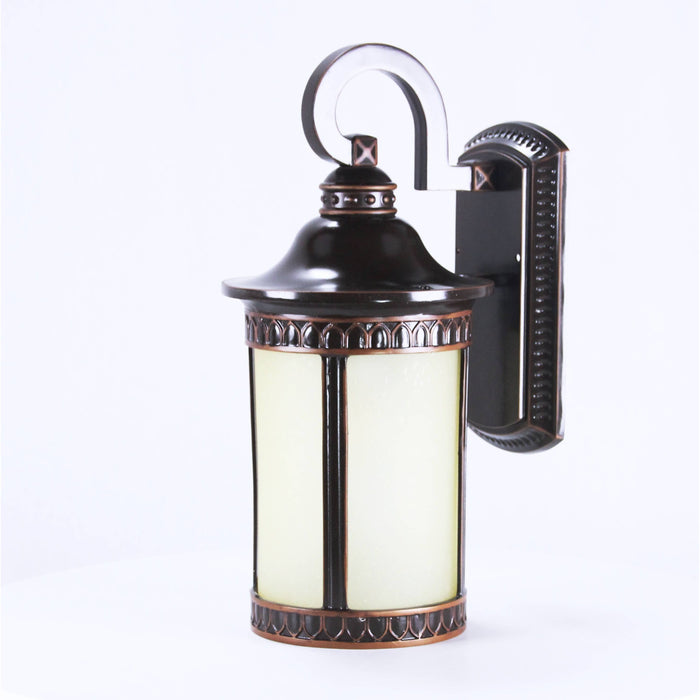 LAMP. EXT. PARED BRONCE OSCURO 1L E27 100W