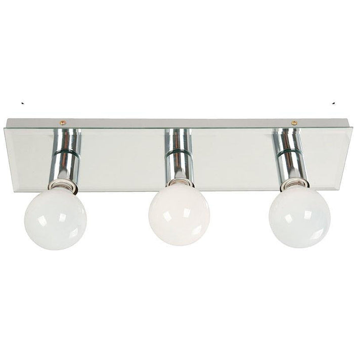 LAMP. PARED CROMO 3L E27 60W