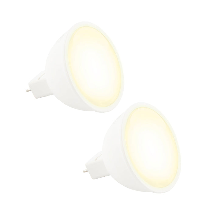 Foco LED Tipo MR16 LED Integrado 6w Dimeable Luz Cálida 3000k Socket GU5 2 set