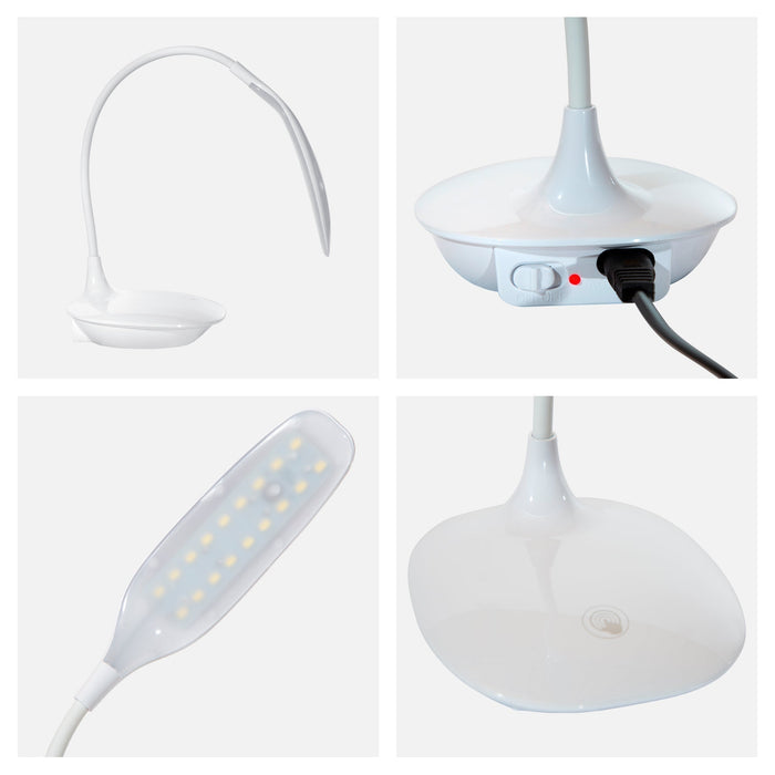 Lámpara Escritorio Recargable LED Luz Blanca 6000K
