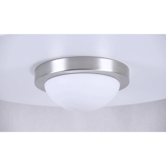 LAMP. TECHO NÍQUEL SATINADO 1L E27 60W