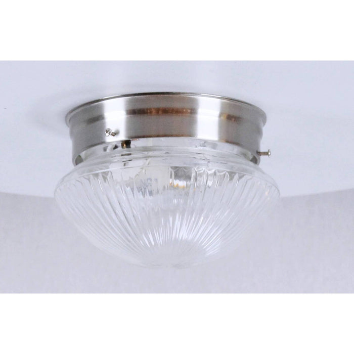 LAMP. TECHO NIQUEL SATINADO 1L E27 60W
