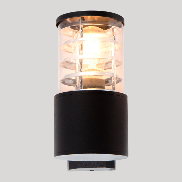 Lámpara De Pared Negra 60w E27 1 Luz