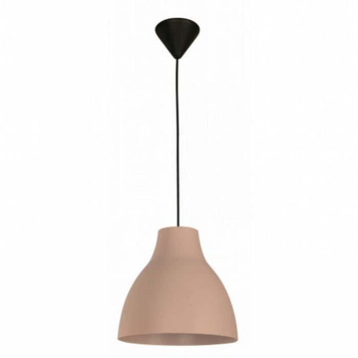 LAMP. COLGANTE ROSADO 1L E27 25W