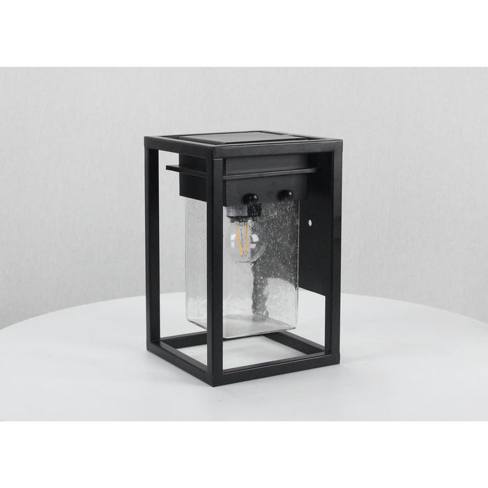 Lámpara Exterior  Pared Negro 1L E27 40W
