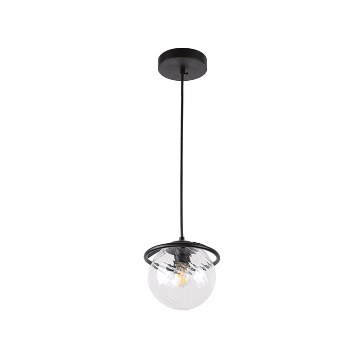 Lámpara Colgante Negro 1L E27 40W