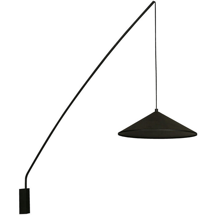 LAMP. LED PARED NEGRO 12W 100-260V 3000K (CUERPO)