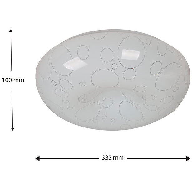 LAMP. LED TECHO BLANCO 1L 18W 6000K