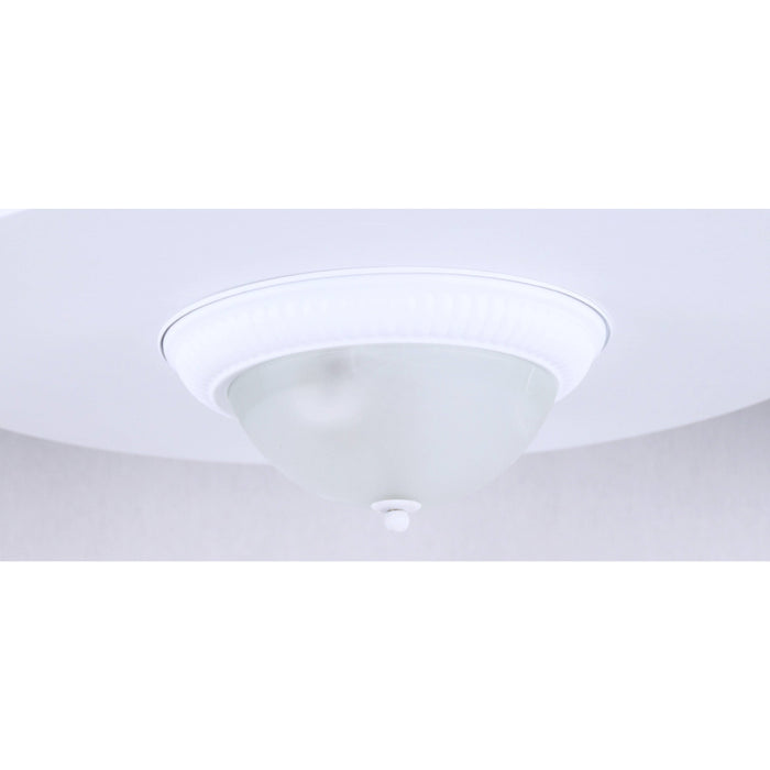 LAMP. TECHO BLANCO 1L E27 60W (2 PIEZAS)