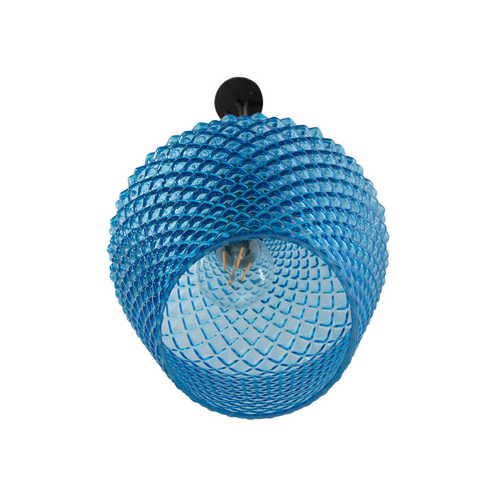 Lámpara Colgante Lumicentro Azul de 1 Luz
