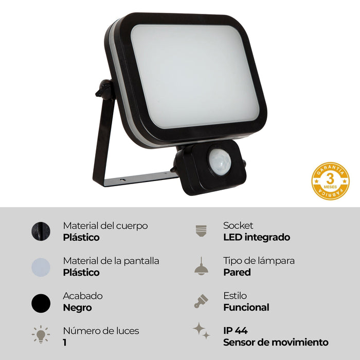 Lámpara Solar LED con Sensor de Movimiento