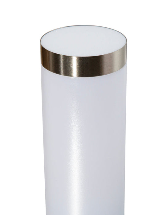 Lámpara De Piso Plateada 60w E27  1 Luz