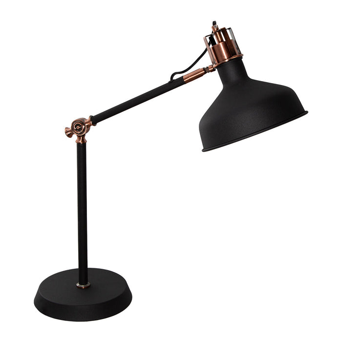 Lampara De Mesa Moderno Negro 60W E27 1 Luz