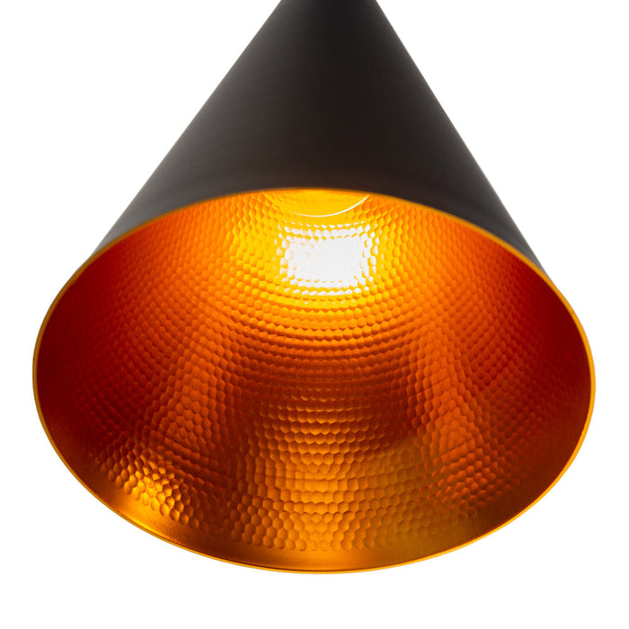 Lámpara de Techo Ike Lite Vintage Negro 60W E27 1 Luz