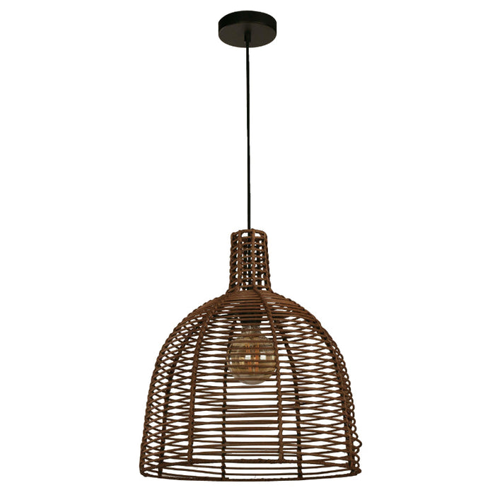 LAMP. COLGANTE NEGRO 1L E27 40W