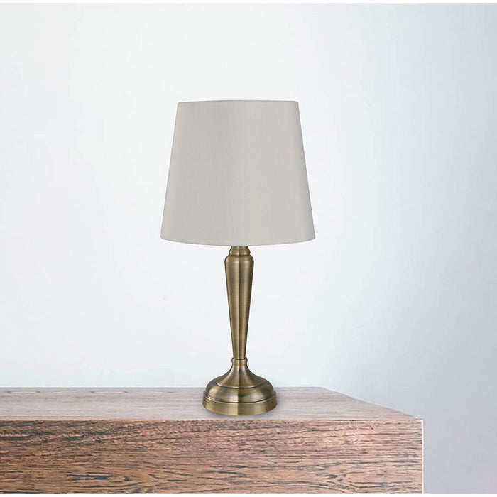 LAMP. MESA BRONCE ANTIGUO 1L E27 60W