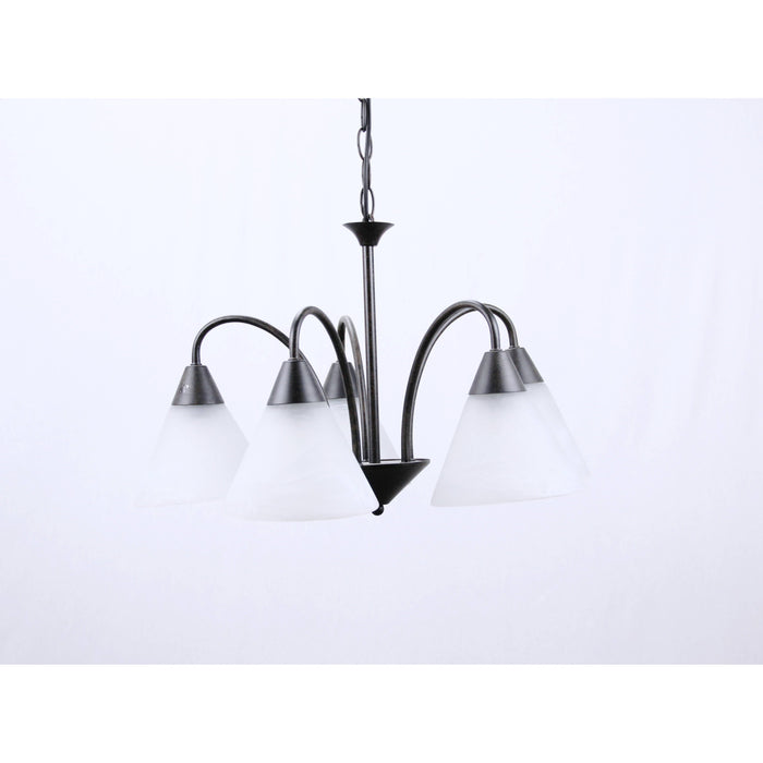 Lámpara Techo Oxido 5L E27 60W