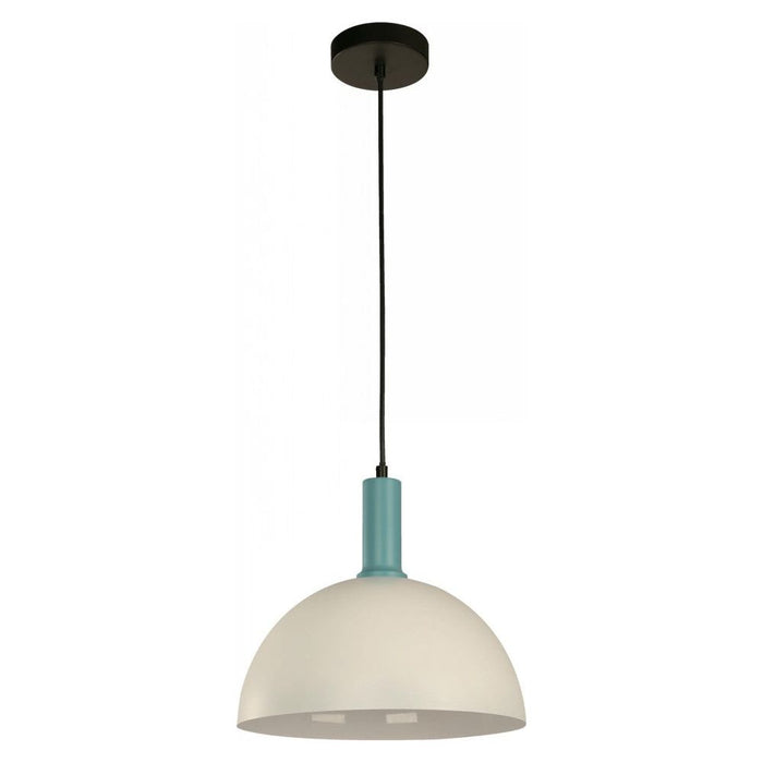 Lámpara Colgante Azul+Blanco 1L E27 40W