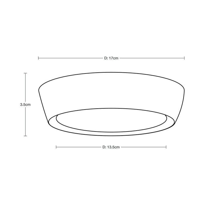 Lámpara de Techo Moderna Plafon Níquel Satinado LED Integrado 12W 6000K Luz Blanca