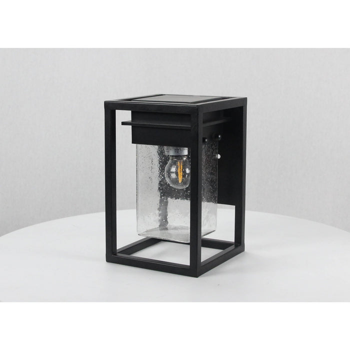 Lámpara Exterior  Pared Negro 1L E27 40W