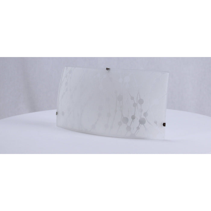 LAMP. PARED BLANCO Y NIQUEL SATINADO 1L E27 60W