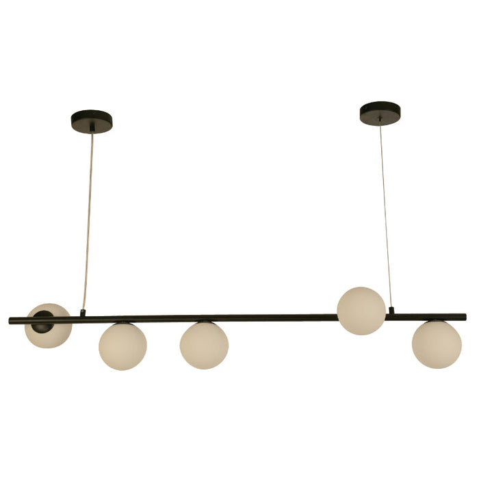Lámpara Colgante Negro 5L G9 5W