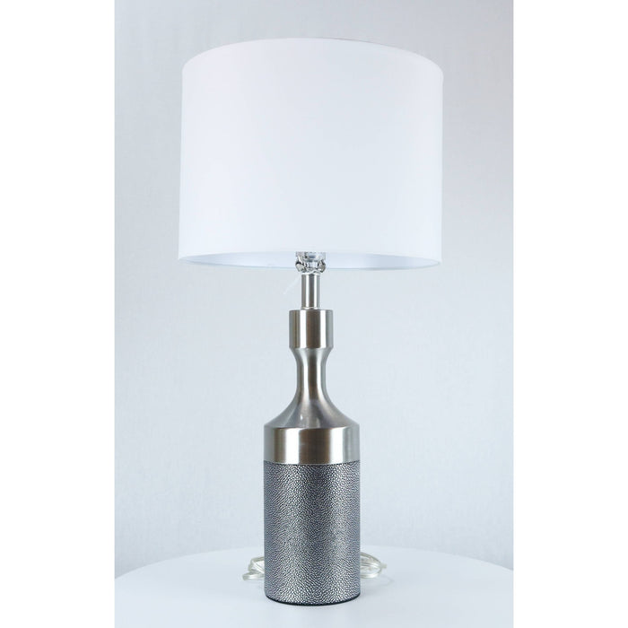 LAMP. MESA PLATEADO 1L E27 100W