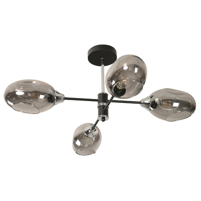 LAMP. TECHO NEGRO 4L E27 60W
