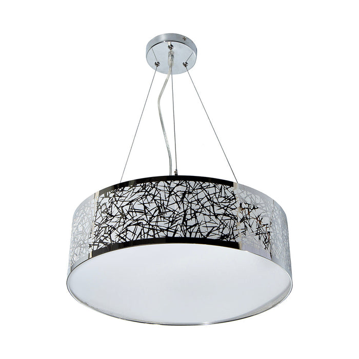 Lámpara de Techo, Cromo, 3 Luces, 60W