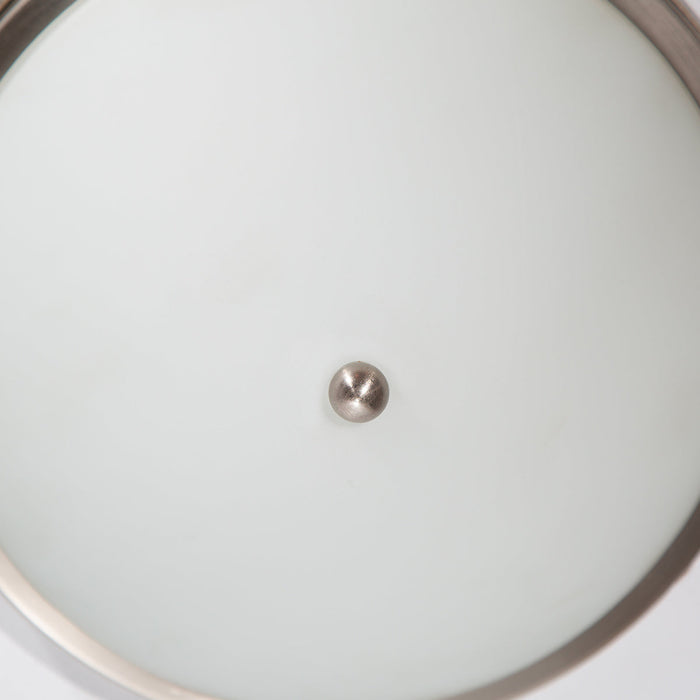 Plafon 1 Luz E27 60w acabado de vidrio opalizado